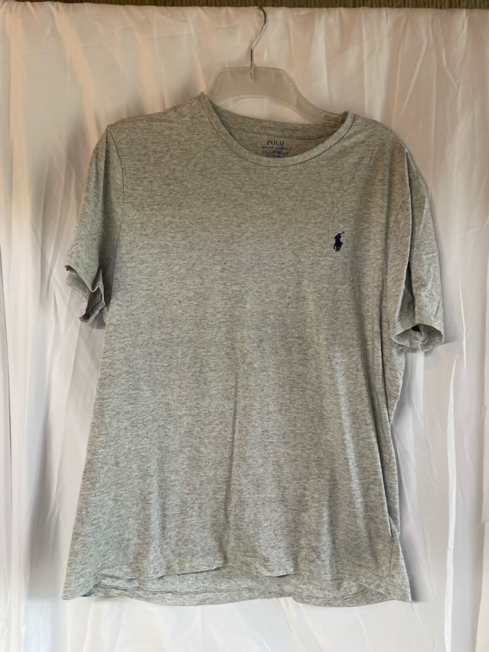 Polo by Ralph Lauren Light Heather Gray Short Sleeve Crew Tee
